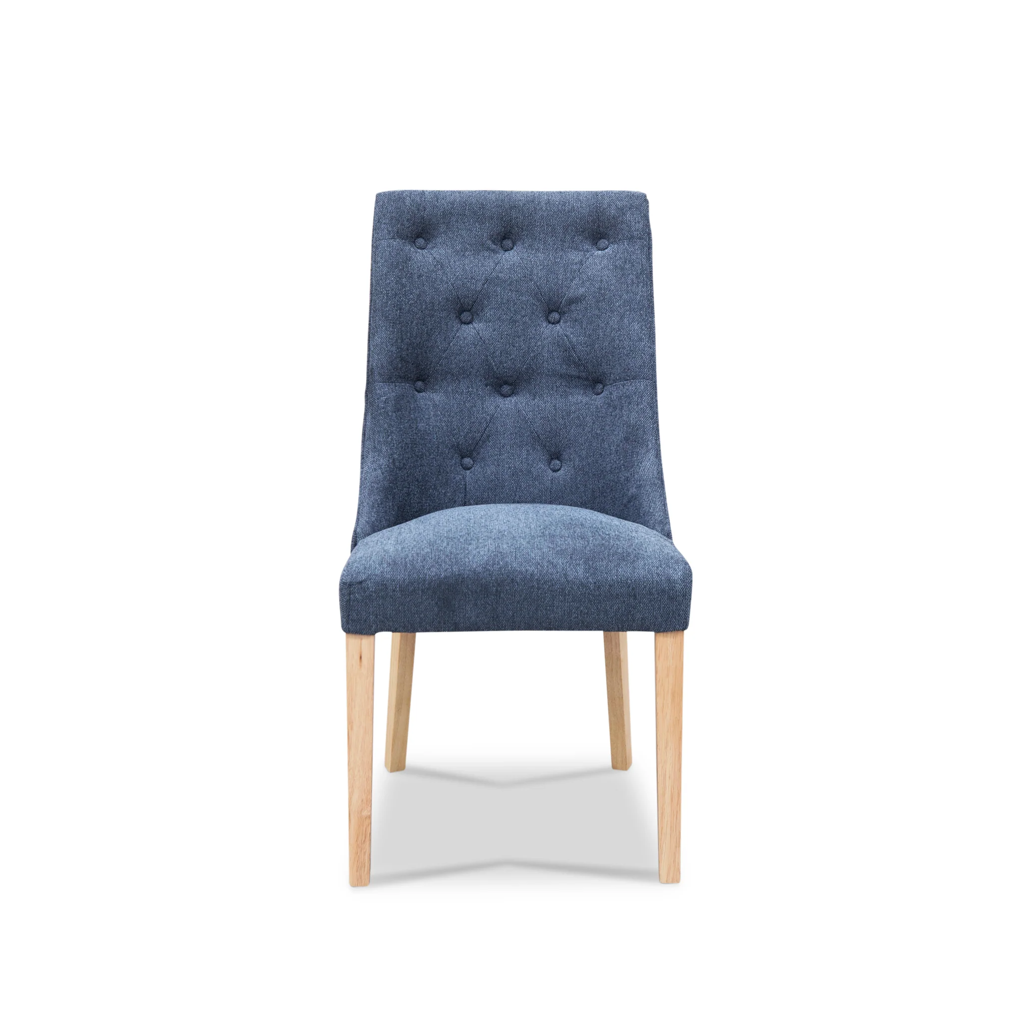 Island Oak Dining Chair - Natural - Lance Charcoal - Image 4