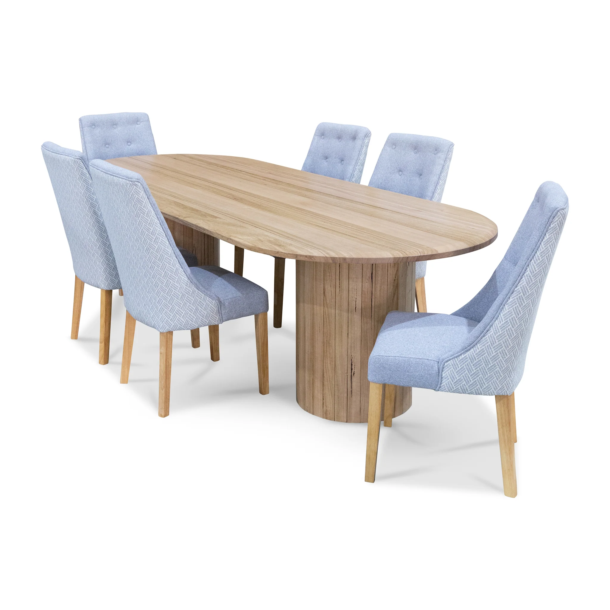 Semillon 240cm New Zealand Ash Oval Dining Table - Natural - Image 10