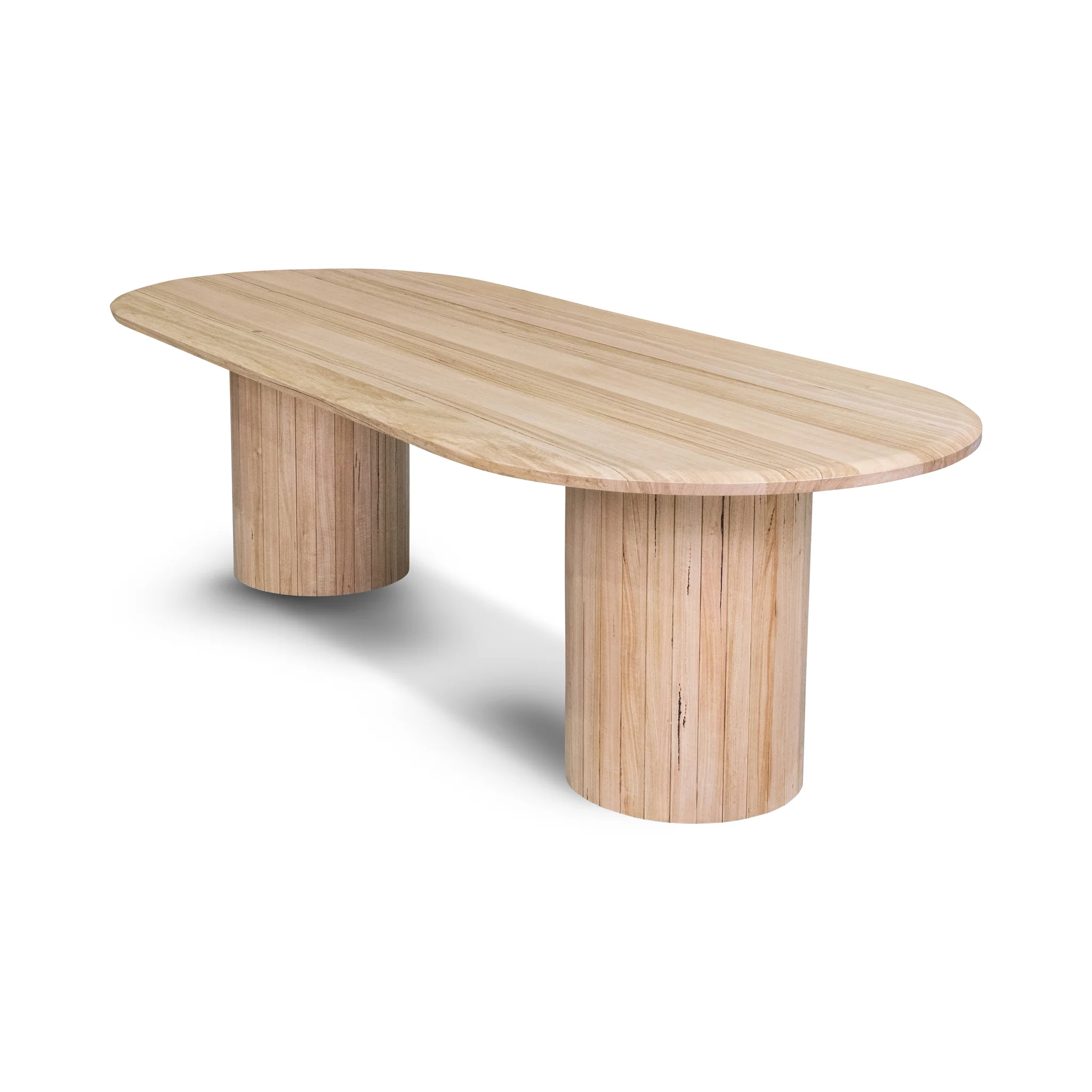 Semillon 240cm New Zealand Ash Oval Dining Table - Natural - Image 11