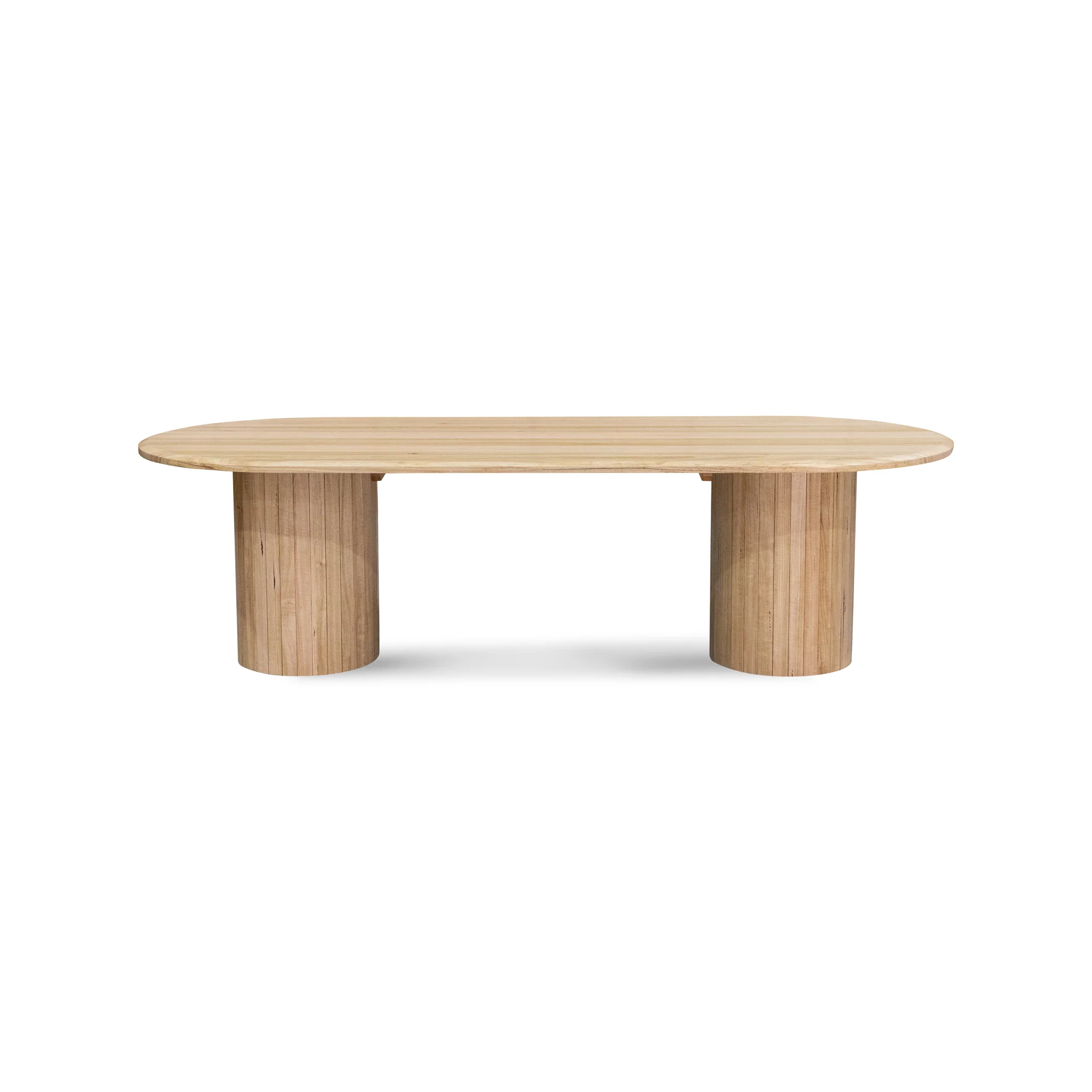 Semillon 240cm New Zealand Ash Oval Dining Table - Natural - Image 12