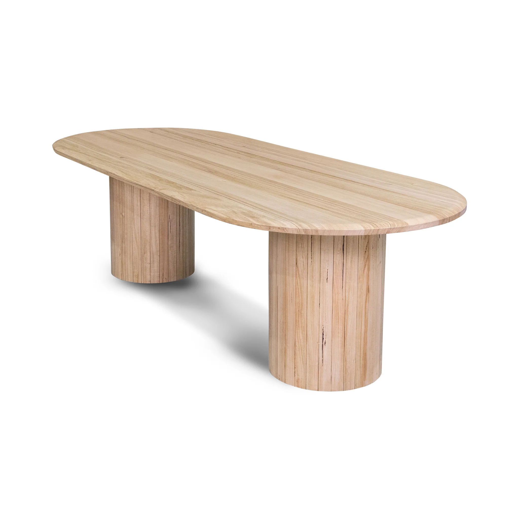 Semillon 240cm New Zealand Ash Oval Dining Table - Natural - Image 9