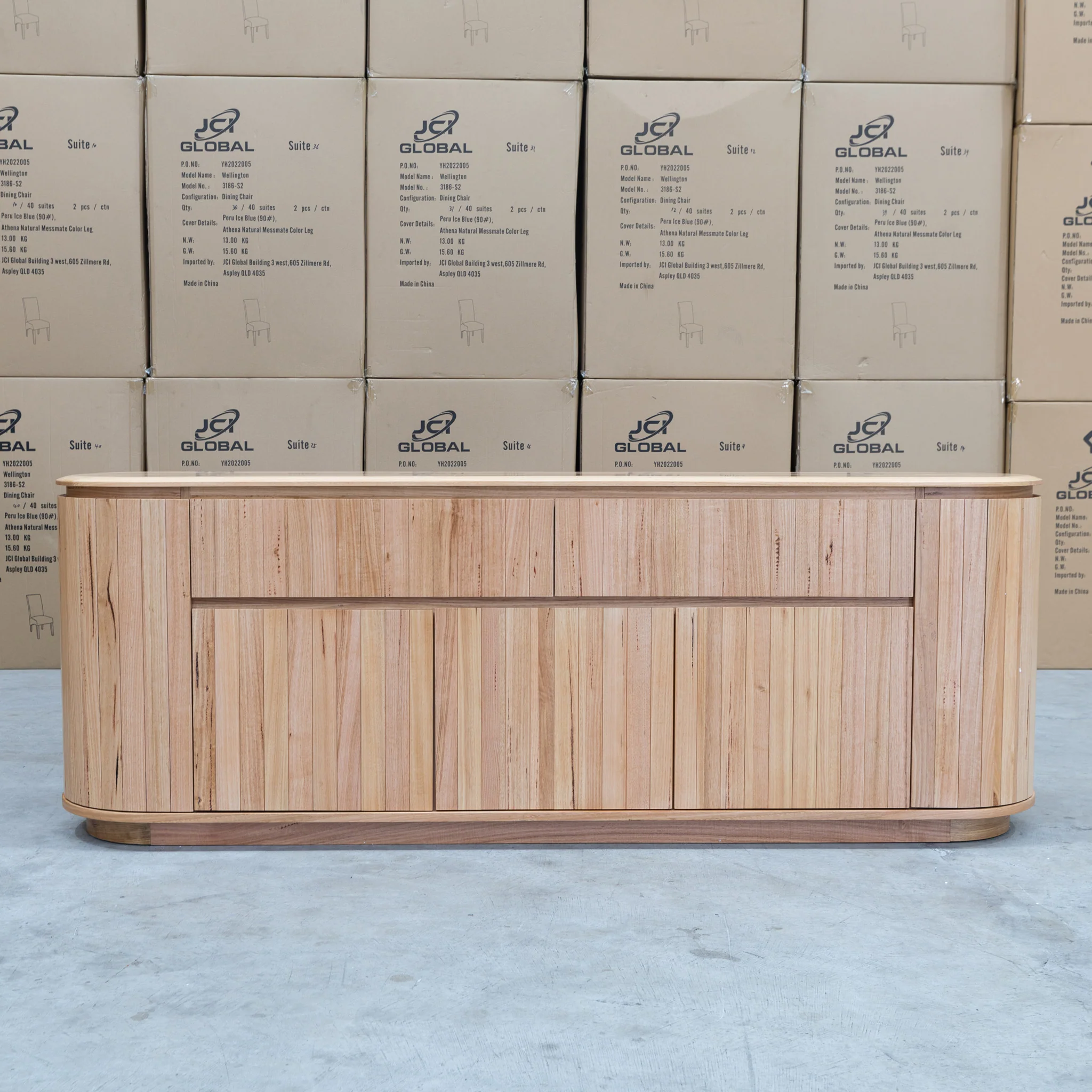 Semillon New Zealand Ash 2 Drawer Buffet - Natural - Image 12