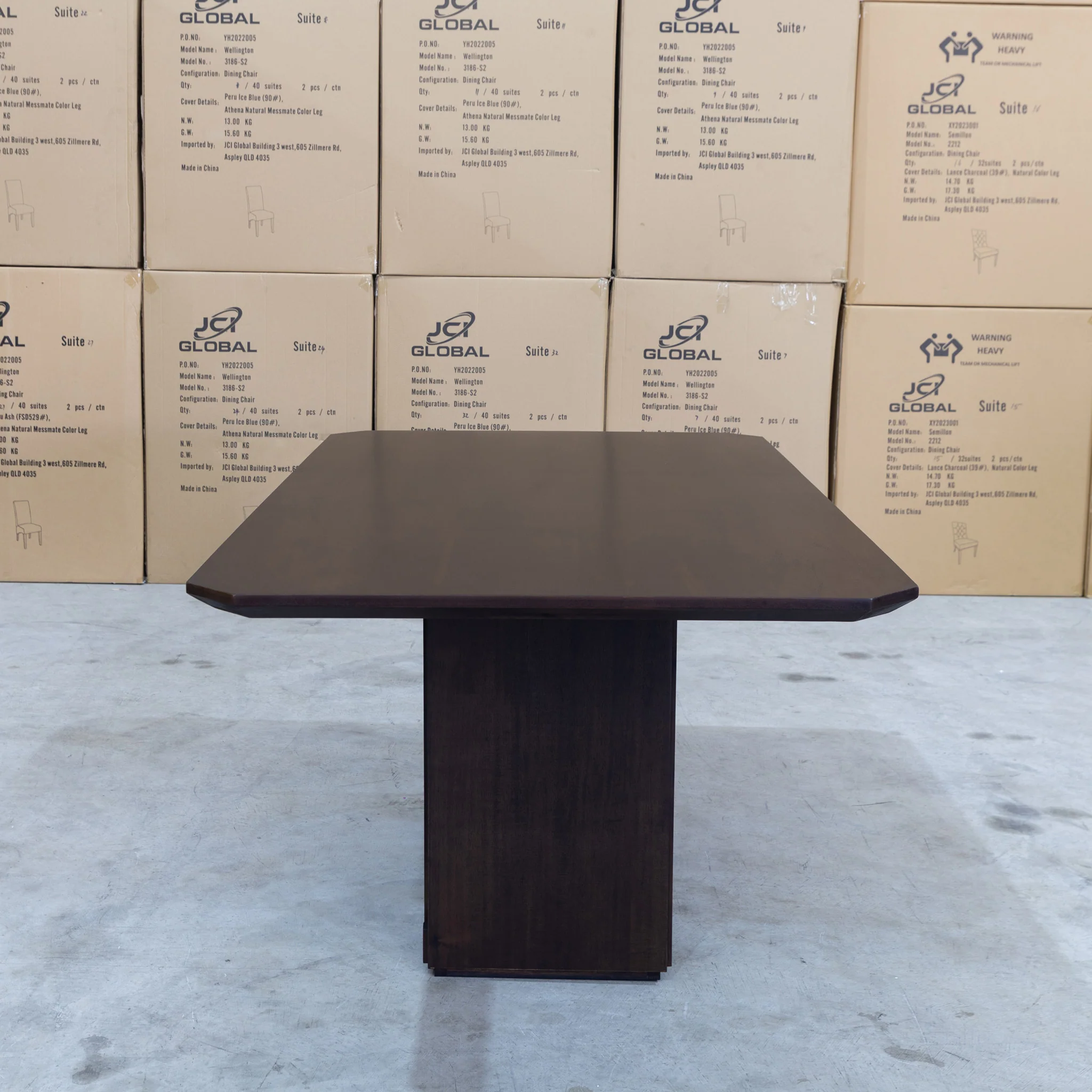 Shiraz 240cm Acacia Hardwood Dining Table - Image 7