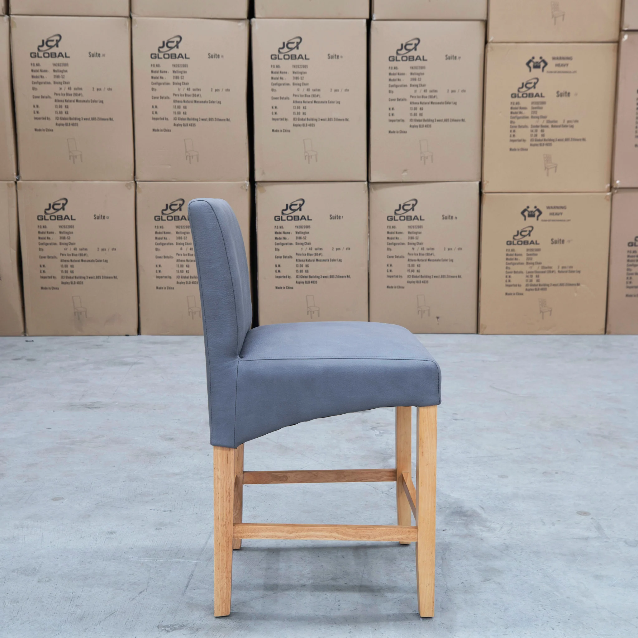 Wellington Bar Stool - Natural - Ash - Image 9