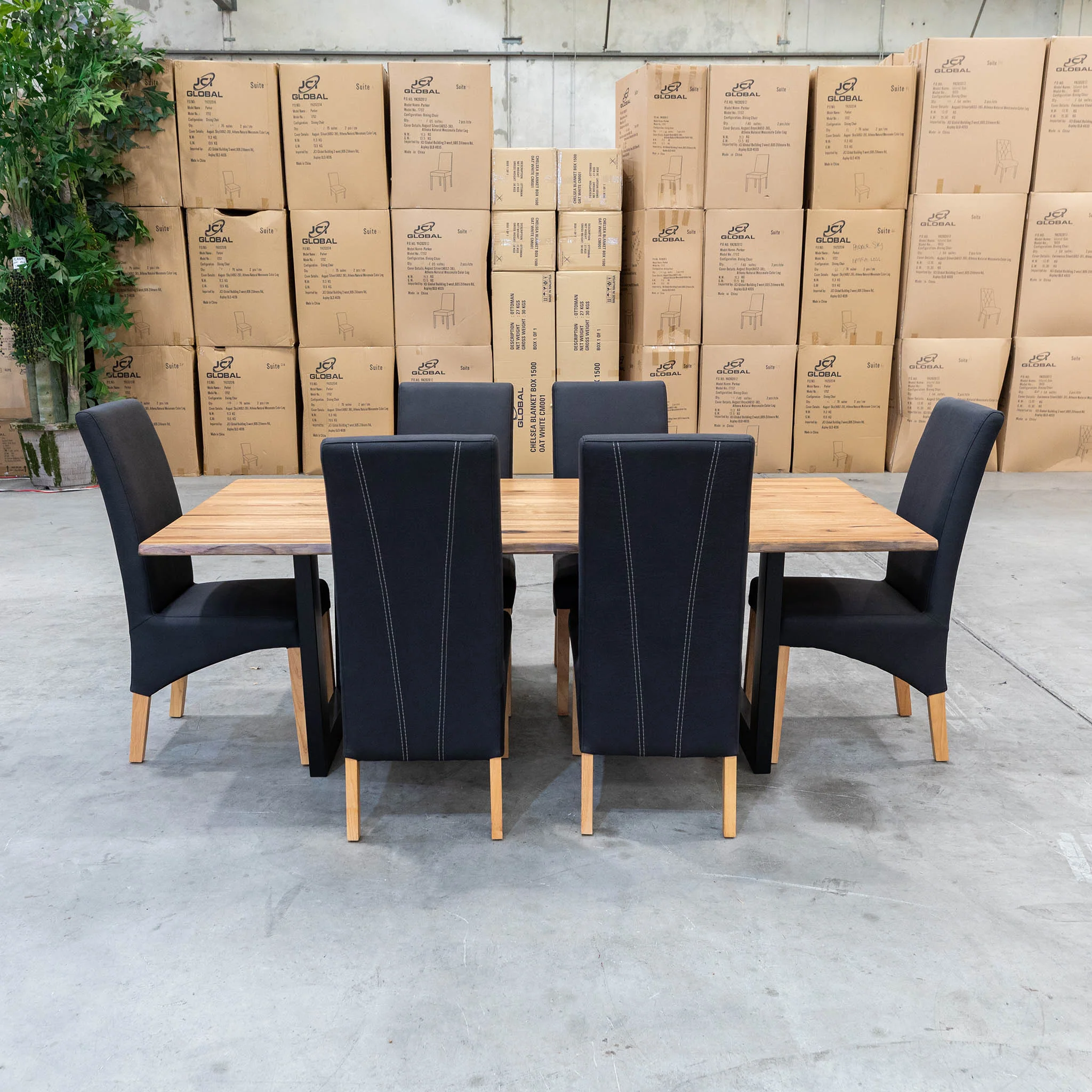 Wellington Dining Chair - Natural - Jet - Image 7